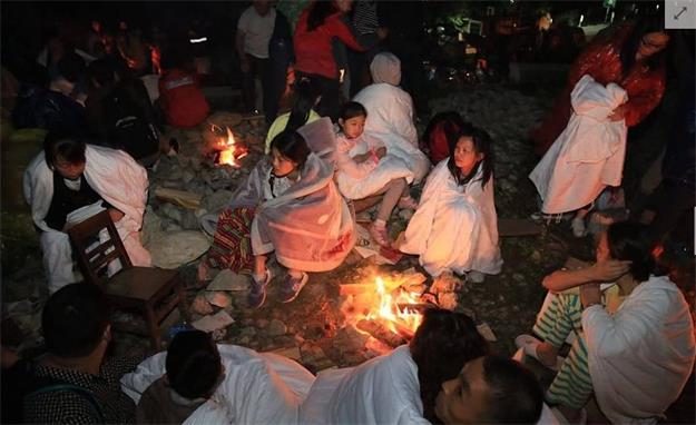 九寨溝地震災后現場